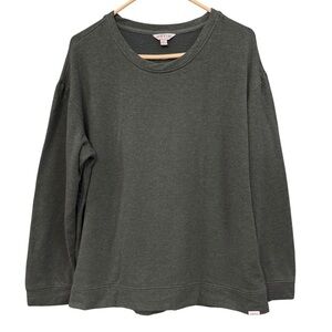 Orvis Women’s Large Green Long Sleeve Pullover Top Modal Blend